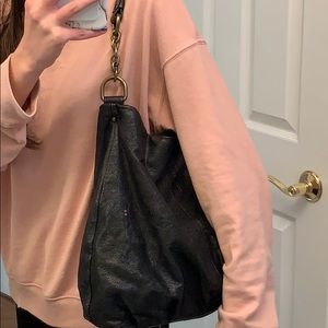 Nordstrom Black Genuine Leather Pocketbook